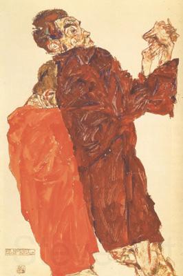 Egon Schiele The Truth Unveiled Norge oil painting art